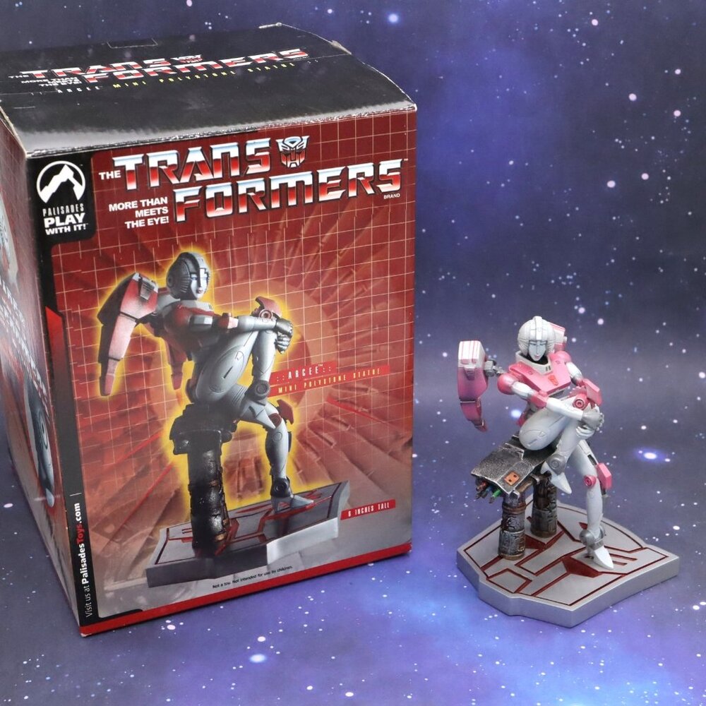 Transformers Palisades G1 Arcee Mini Polystone Statue 6" Limited edition #514/2k